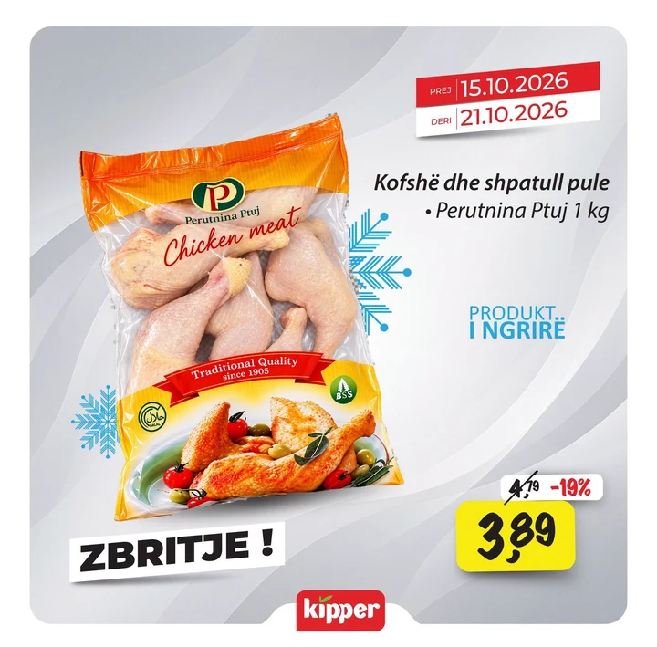 Kofshë dhe Shpatull Pule Perutina Ptuj 1 Kg