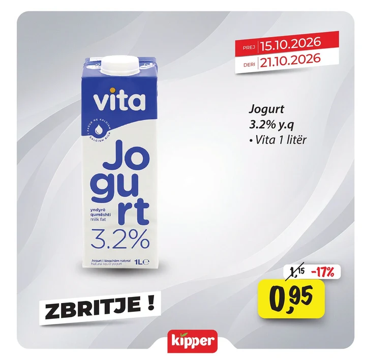Jogurt Vita 3. 1 Litër