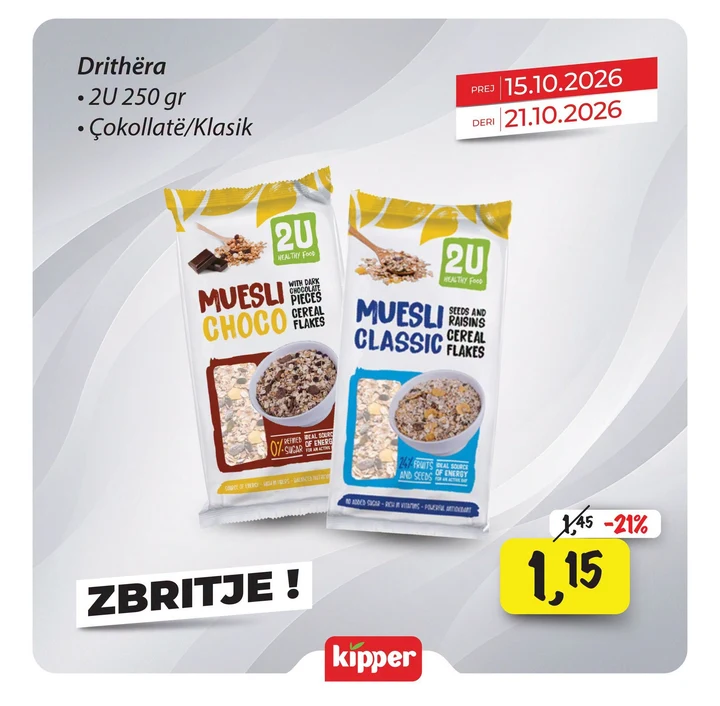 Muesli Choco 2U 250 Gr
