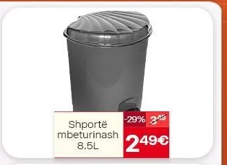 Shportë Mbeturinash 8.5L