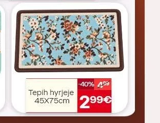 Tepih Hyrjeje 45X75CM