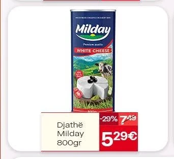 Djathë Milday 800GR