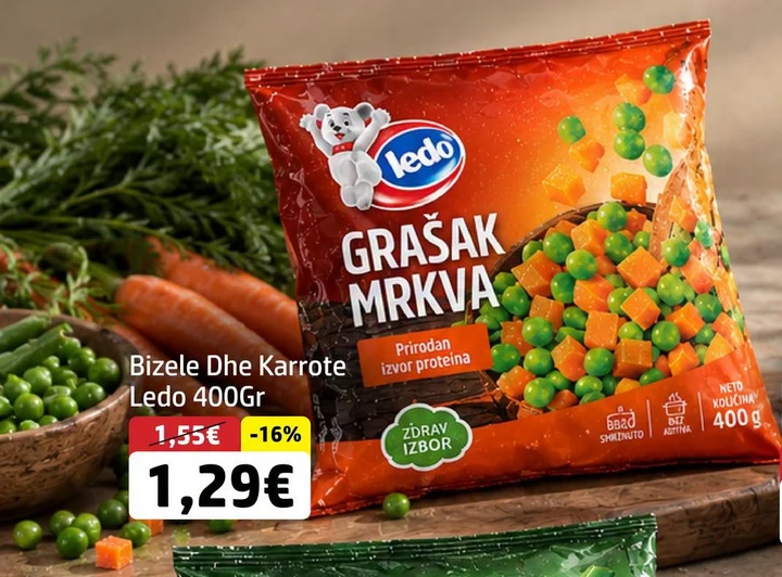 Bizele dhe Karrote Ledo 400GR