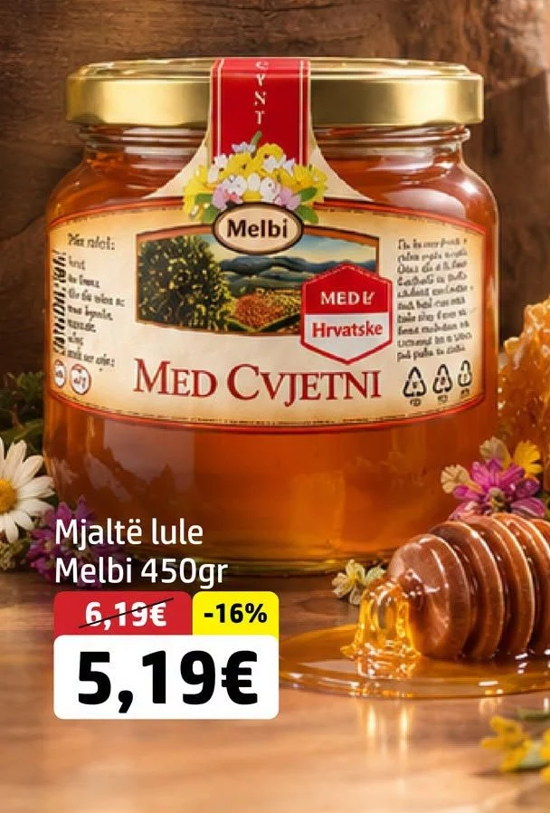 Mjaltë Lule Melbi 450GR