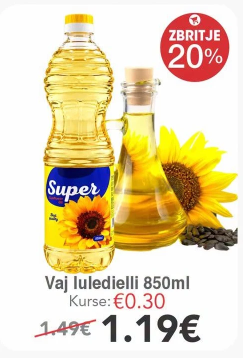 Vaj Luledielli 850ML