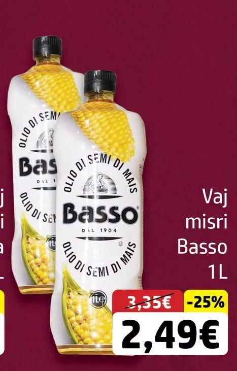 Vaj Misri Basso 1L