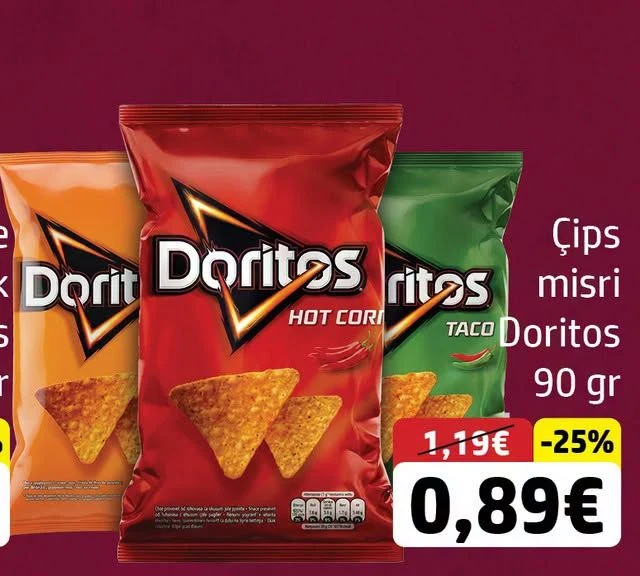 Çips Misri Doritos 90GR