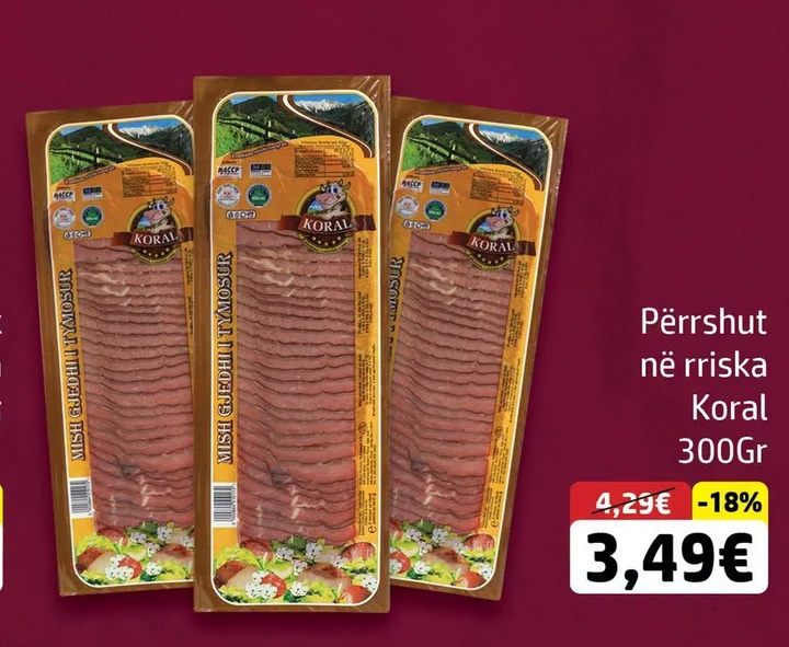 Përshut në Rriska Koral