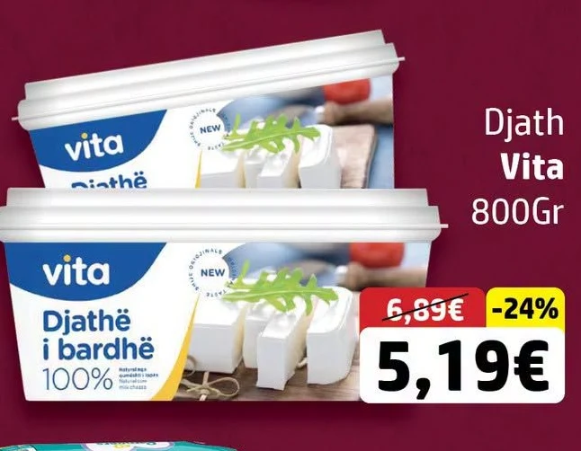 Djath Vita 800GR