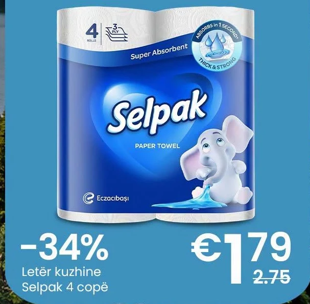 Letër Kuzhine Selpak 4 Copë